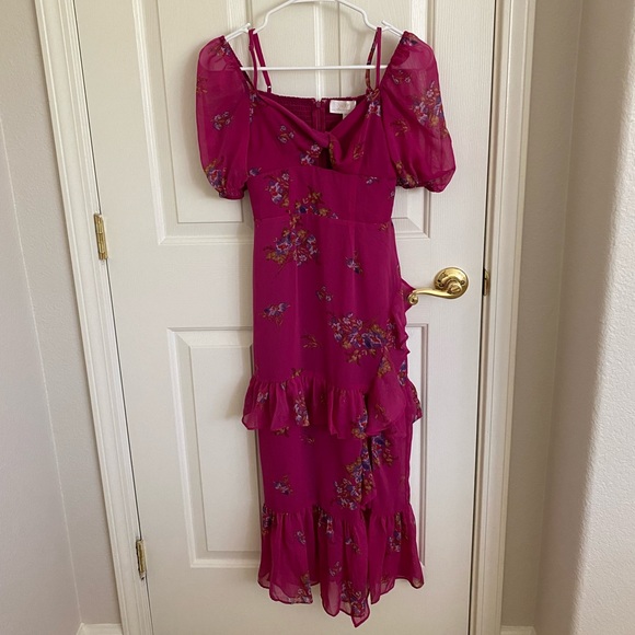 Wayf The Delilah Midi Dress XXS - Picture 4 of 7